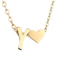 Timeless Initial Necklace | Gold 23