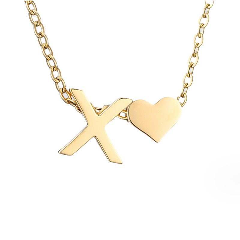 Timeless Initial Necklace | Gold 26