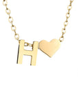 Timeless Initial Necklace | Gold 27