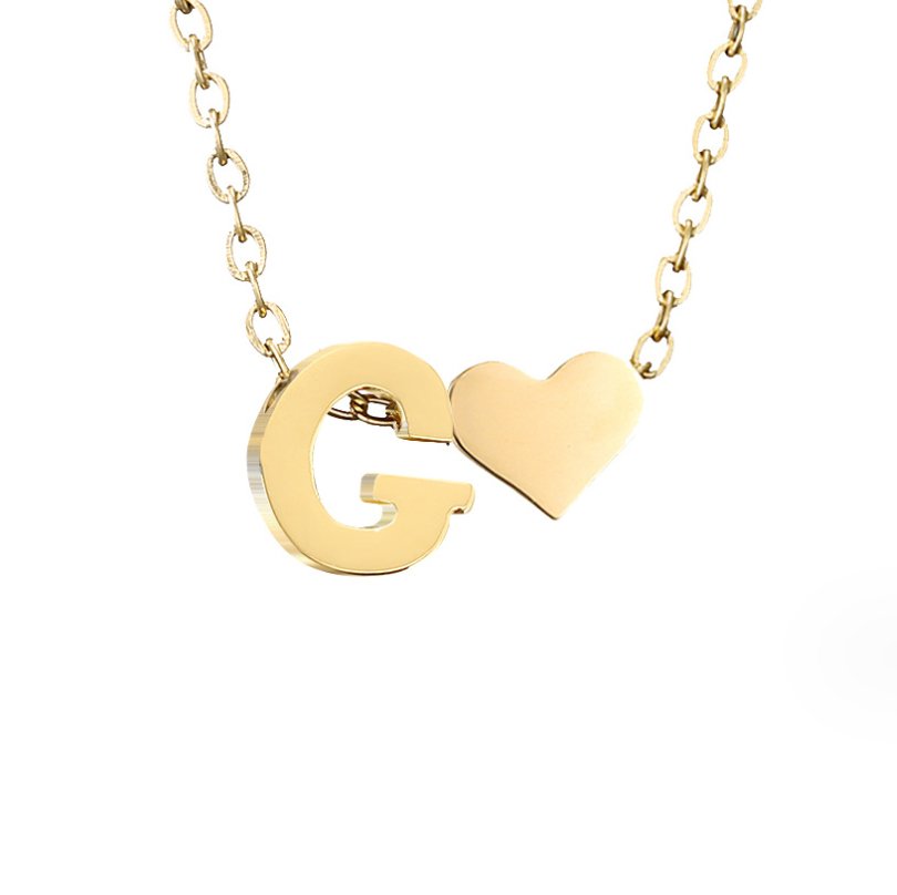 Timeless Initial Necklace | Gold 28