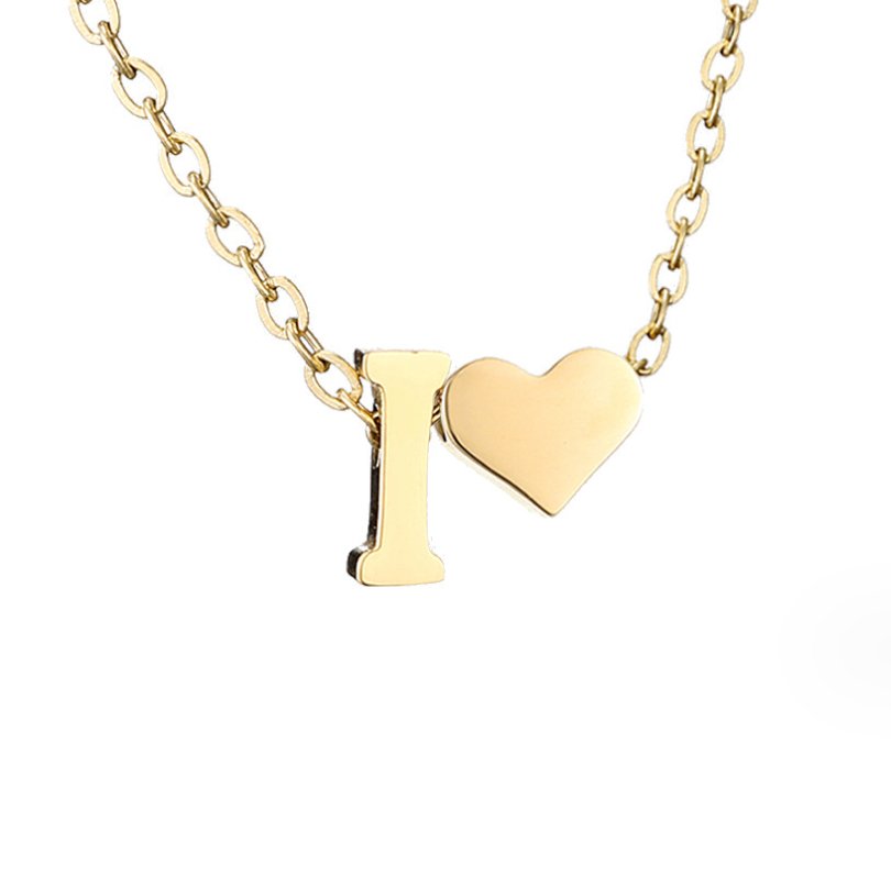Timeless Initial Necklace | Gold 29