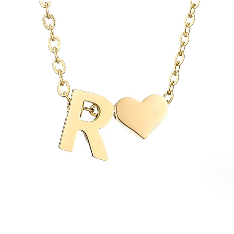 Timeless Initial Necklace | Gold 31