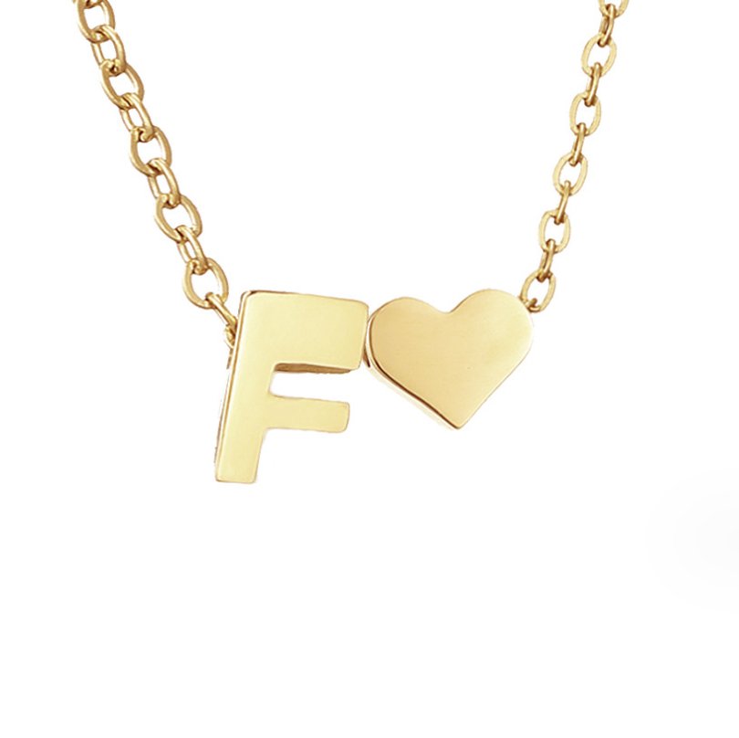 Timeless Initial Necklace | Gold 32