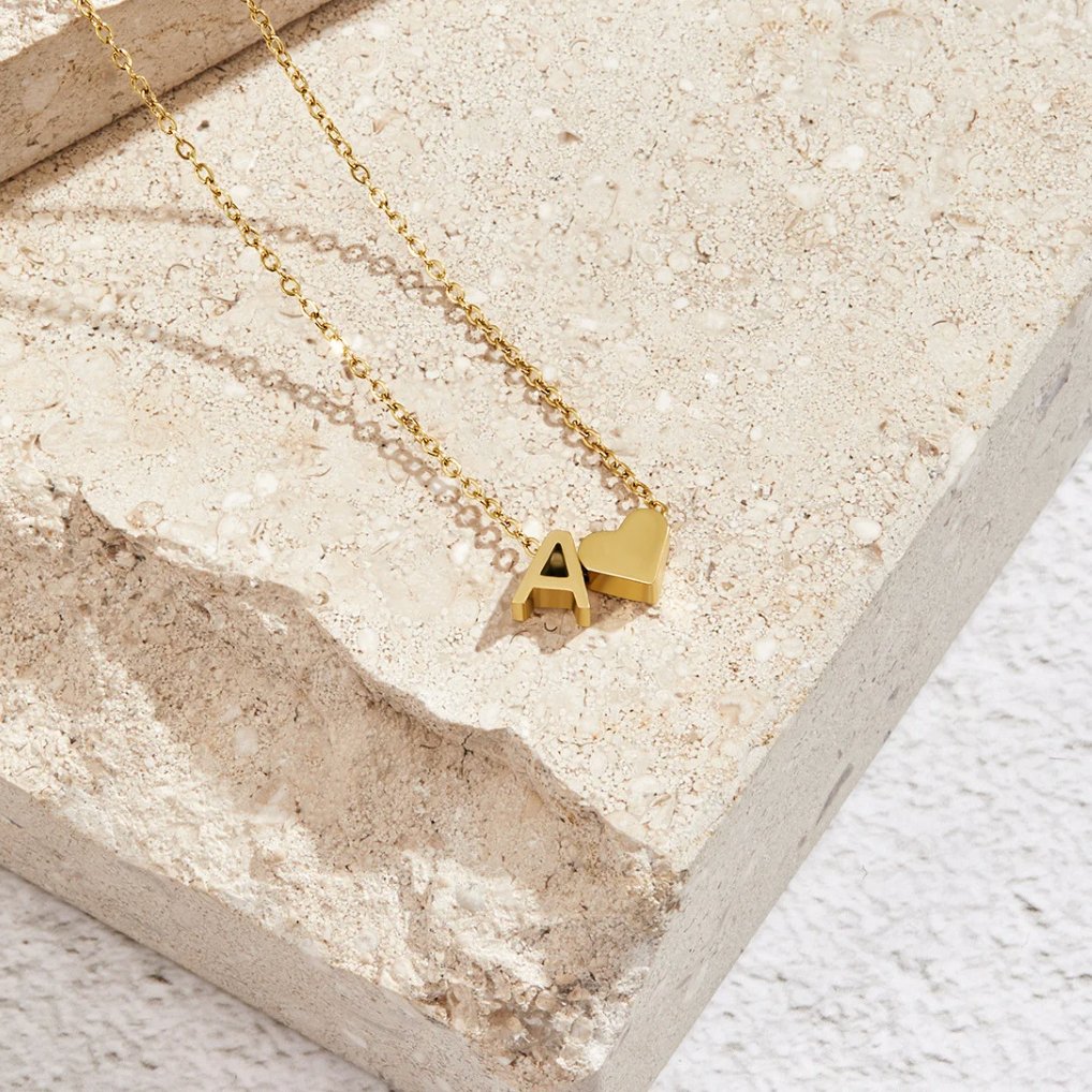 Timeless Initial Necklace | Gold 5