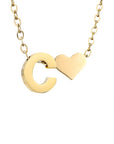 Timeless Initial Necklace | Gold 8