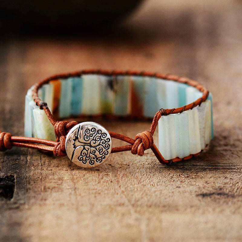 Tree of Life Bracelet | Leather 0