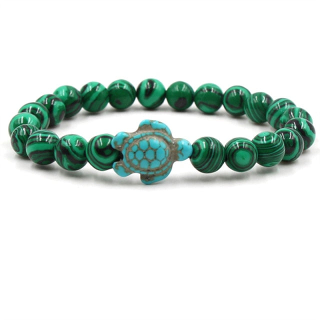 Turtle Bracelet | Natural Stone Beads 4