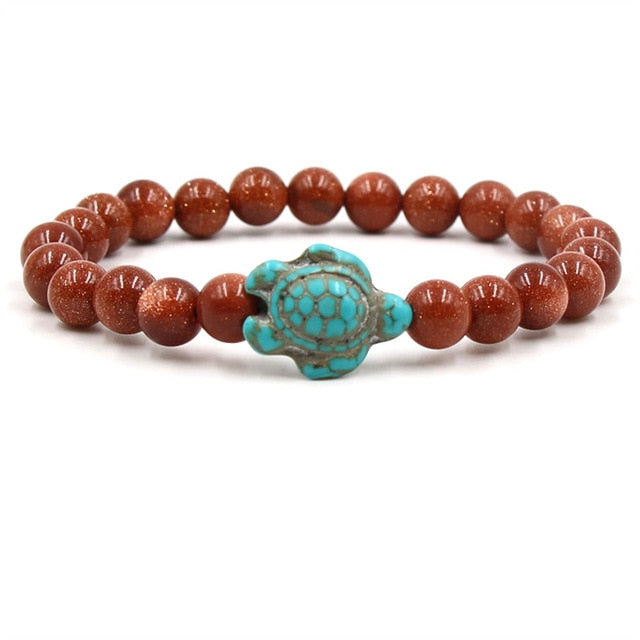 Turtle Bracelet | Natural Stone Beads 5