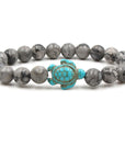 Turtle Bracelet | Natural Stone Beads 7