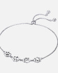 Unique Paw Print Bracelet | Sterling Silver Jewelry | Adjustable Fit Bracelet | Pet Lover Gift 1