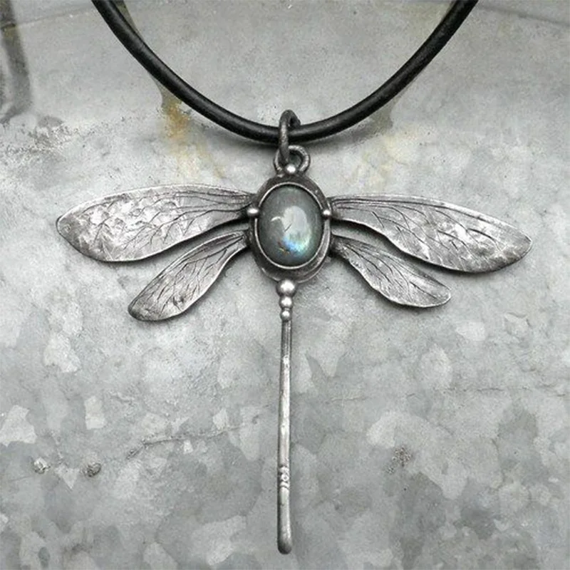Unique Vintage Dragonfly Necklace | Handcrafted Jewelry | Personal Keepsake 0