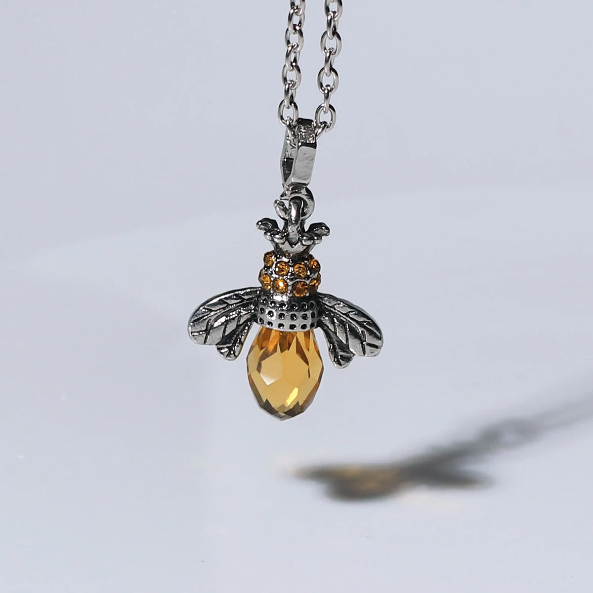Vintage Bee Necklace and Earrings Set | Premium Metal Alloy 2