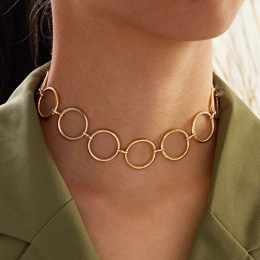 Vintage Circles Necklace | Gold 0