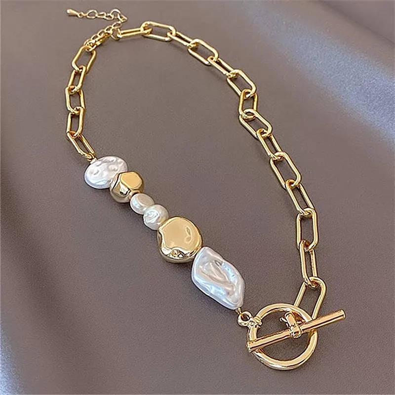 Vintage Golden Pearls Necklace | Gold 0