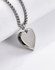 Vintage Heart Photo Locket Necklace | Stainless Steel 6