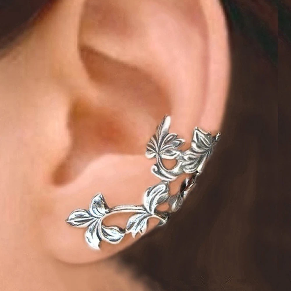 Vintage Leaf Earrings | Silver 0