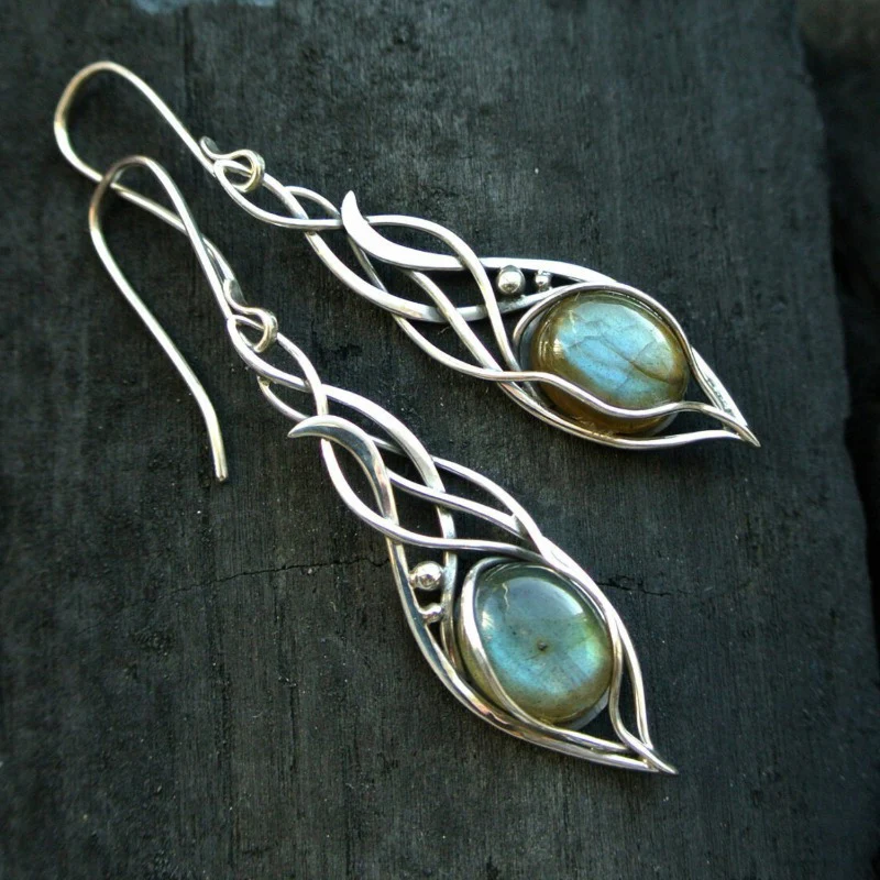 Vintage Opal Earrings | Handcrafted Jewelry | Timeless Design 0