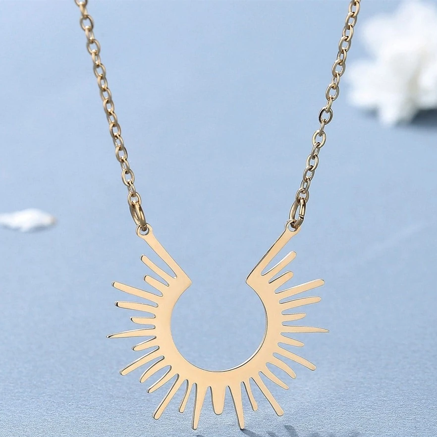 Vintage Solar Necklace | Gold 0