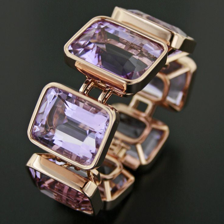 Vintage Violet Bracelet | Gold 0