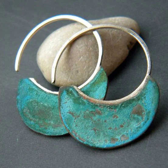 Vintage Worn Turquoise Earrings | Turquoise 0