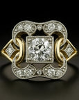 Vintage Zirconia Gold Ring | Gold 1