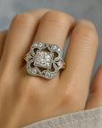 Vintage Zirconia Gold Ring | Gold 2